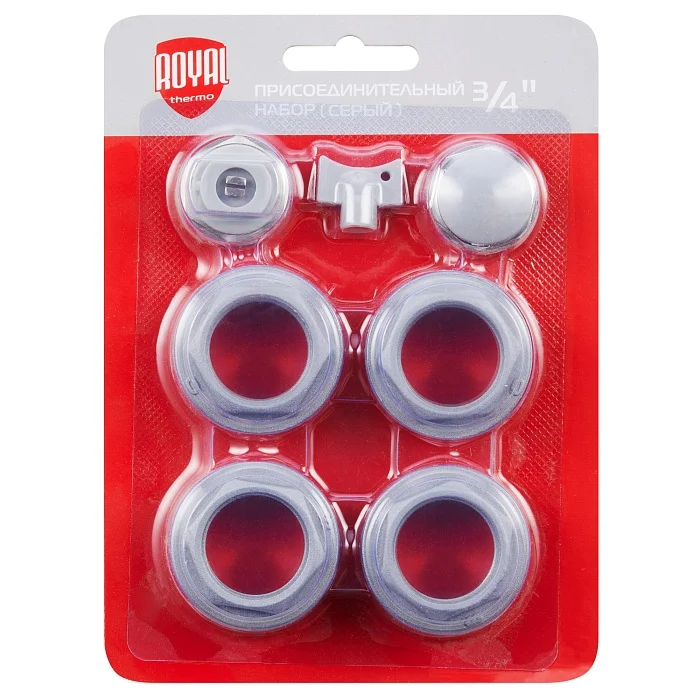 Фото - Комплект монтажный Royal Thermo 1”х 3/4" серебристый