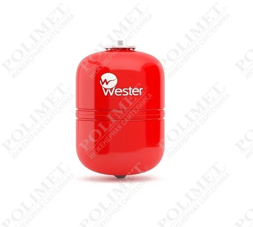 Мембранный бак для отопления. WESTER (24Л)