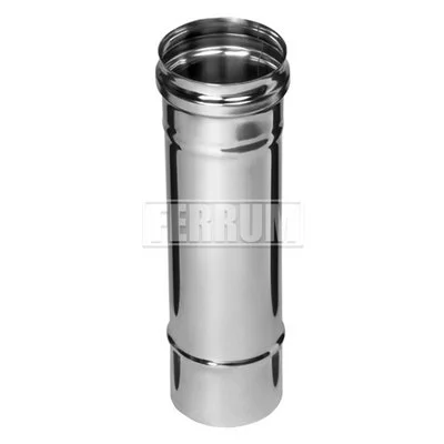 Дымоход 1,0м (430/0,5 мм) D110. FERRUM