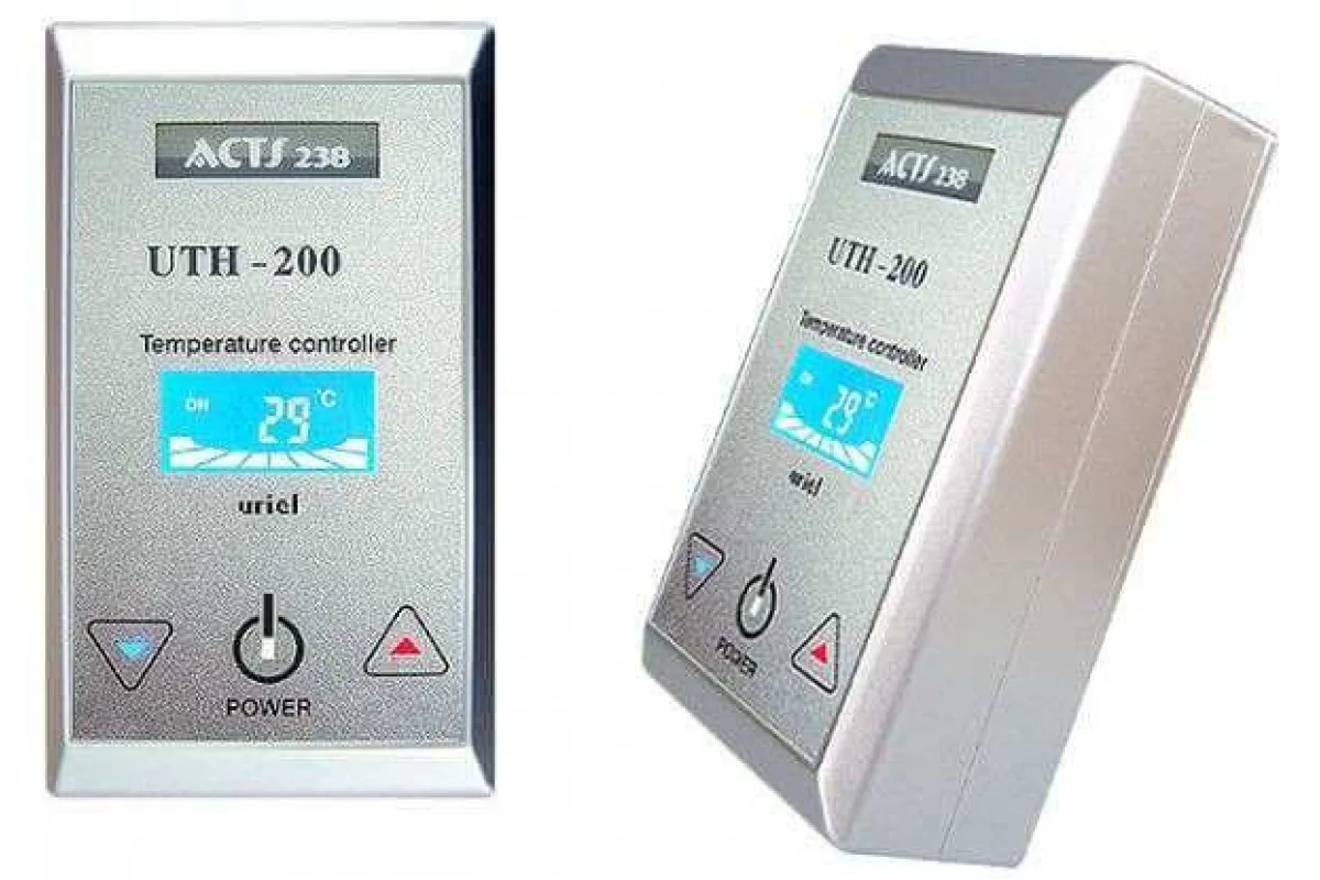 Фото - Терморегулятор накладной  UTH-200 (Silver)