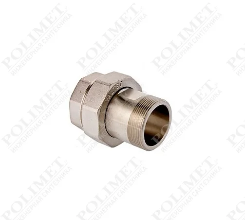 Фото - Сгон прямой разъемный (американка) 3/4" вн.-нар. 10/70