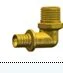 A-LM 20*1/2", угольник надвижной с нар. резьбой