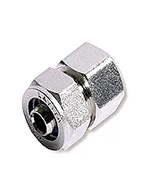 Фото - Соединитель обжимной вн.резьба SF32*1/2" Корея/Евро (НИКЕЛЬ)