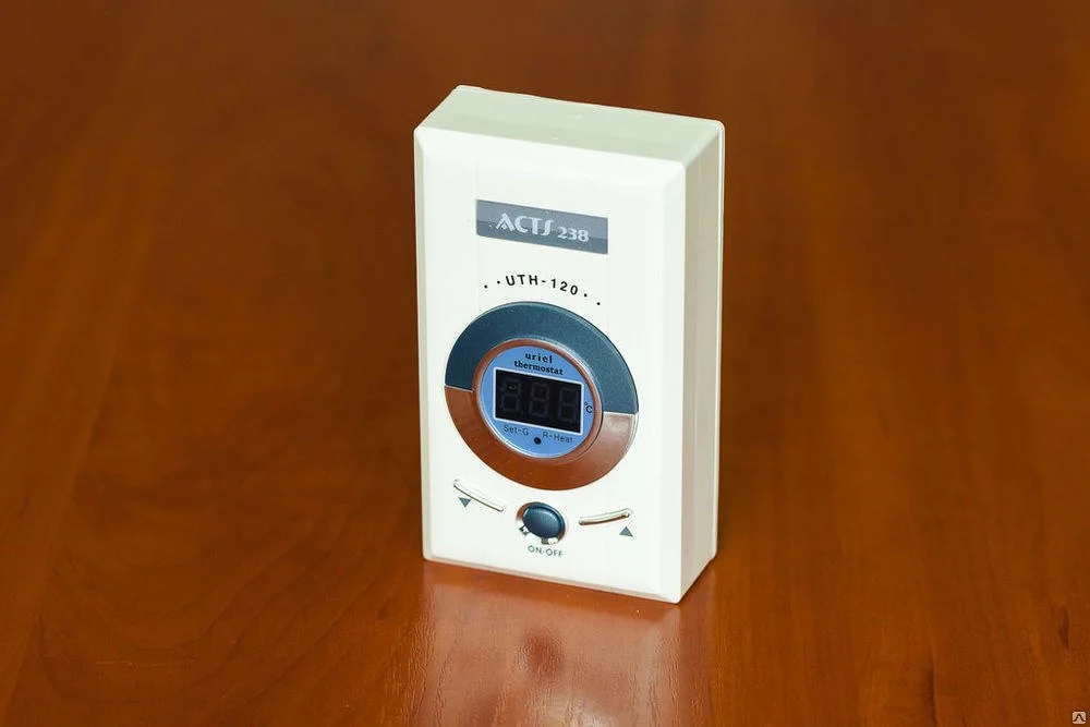 Фото - Терморегулятор накладной электронный UTH-120 (4KW)