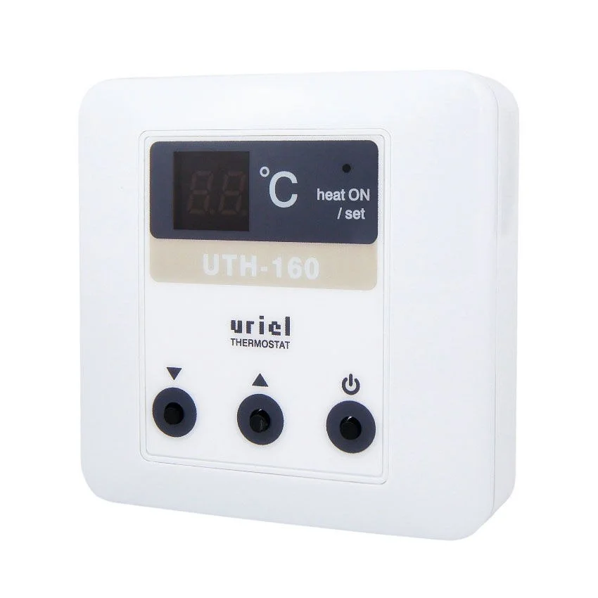 Фото - Терморегулятор накладной, таймер. UTH-160 (2.5KW)