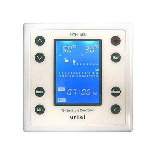 Фото - Терморегулятор накладной программируемый UTH-15В (2KW)