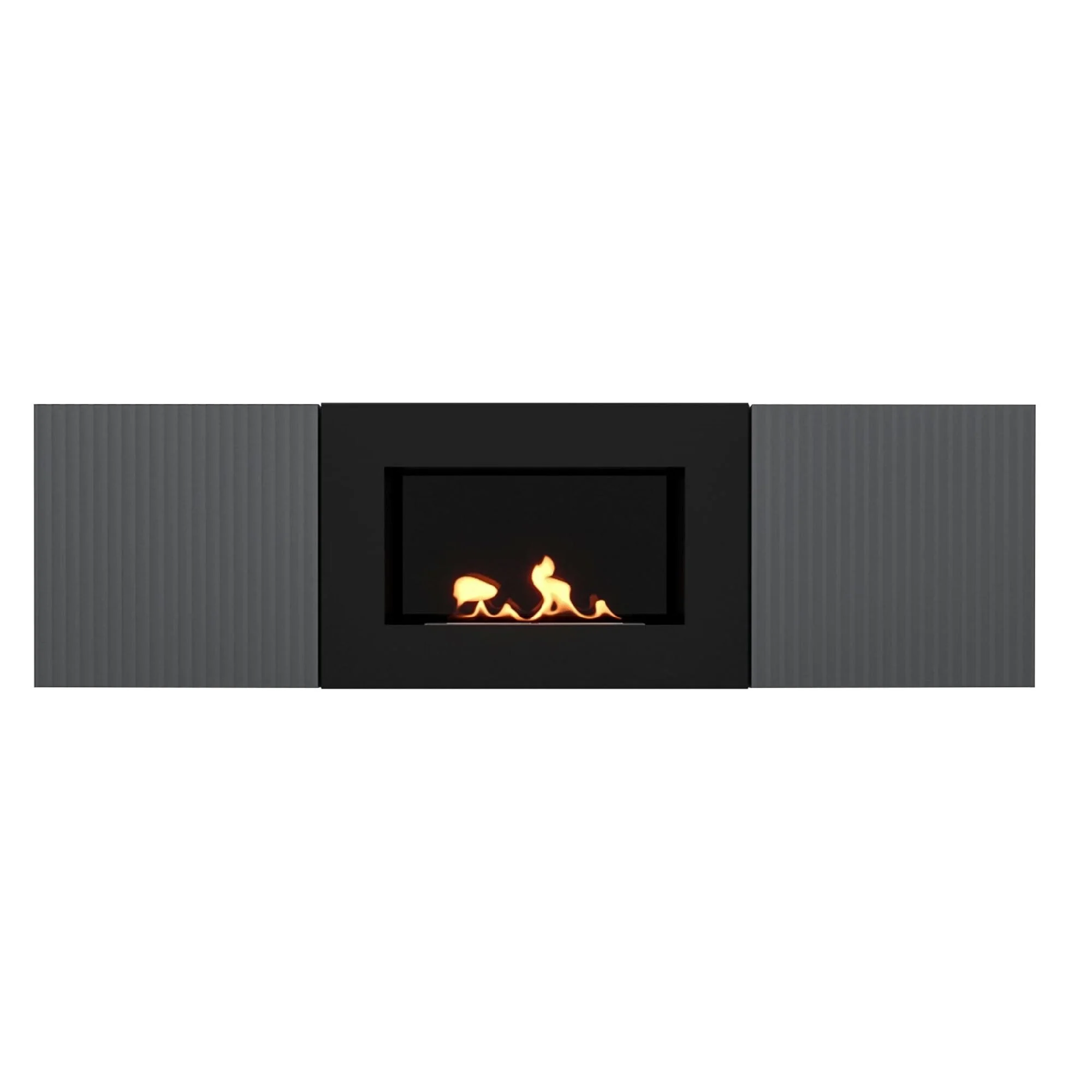 Фото - Тумба с биокамином Firelight BFP/P-1400L графит