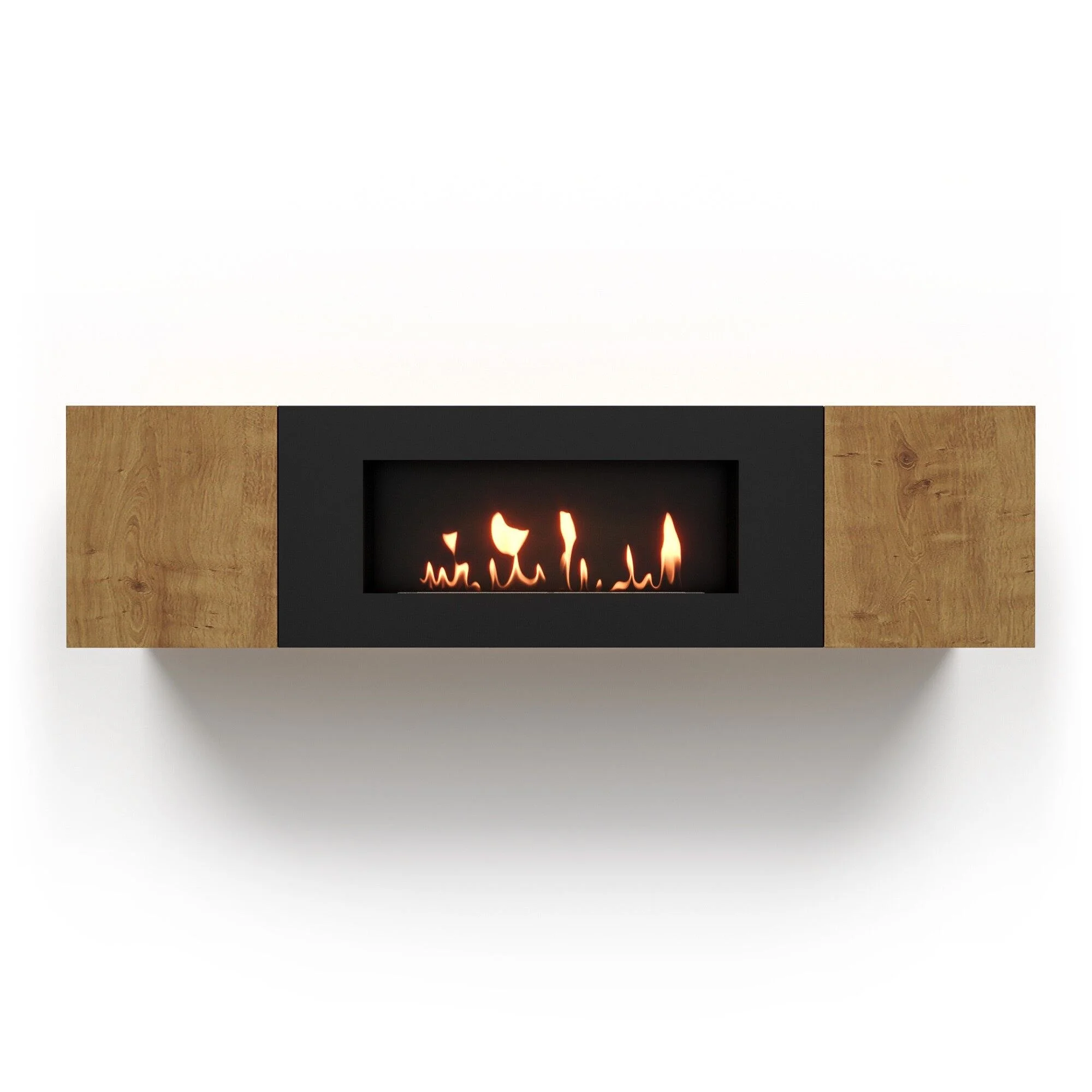 Фото - Тумба с биокамином Firelight BFP-P1600 дуб вотан