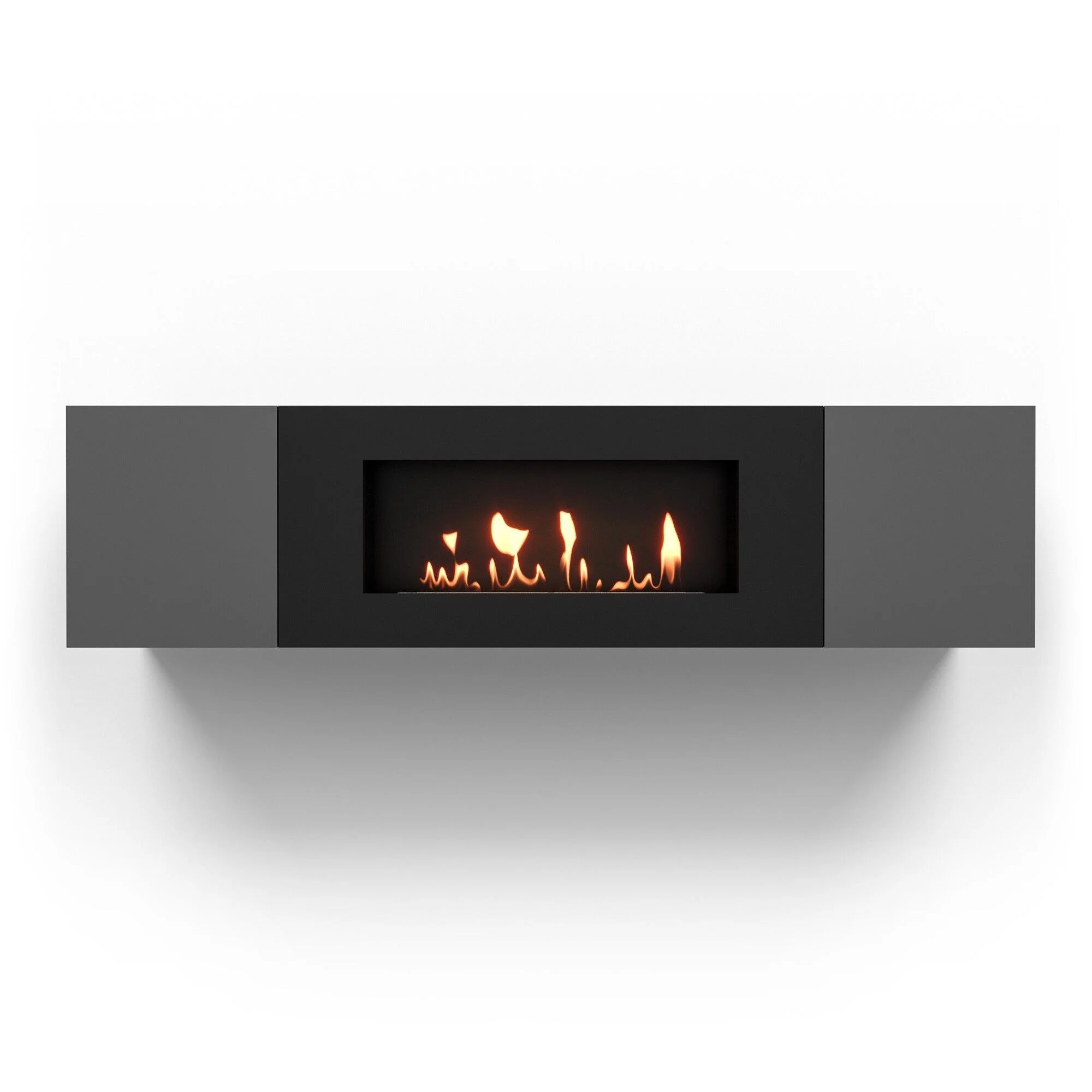 Фото - Тумба с биокамином Firelight BFP-P1600 графит