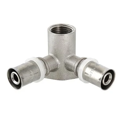 Водорозетка пресс проходная Valtec 16x1/2"