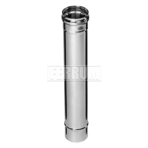 Фото - Дымоход 0,5м (430/0,8 мм) D150. FERRUM