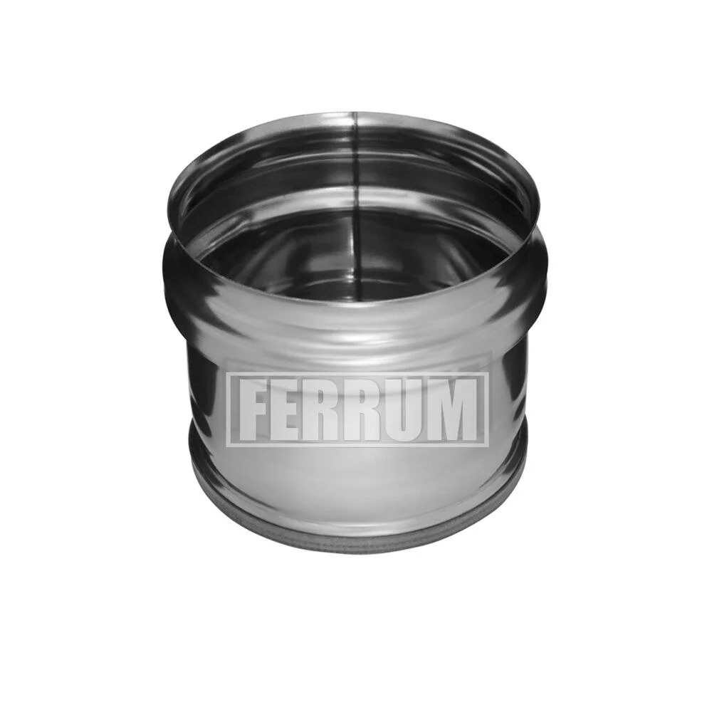 Заглушка внешняя д/трубы (430/0,5 мм) Ф150 (нижняя), FERRUM