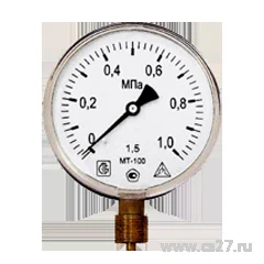 Манометр МП-100М 1,0 МПа