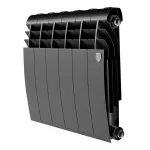 Радиатор "Royal Thermo" BiLiner 350 Noir Sable (4 секц. Чёрный)