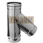 Сэндвич-тройник 135° (430/0,8мм + нерж.) D200х280. FERRUM