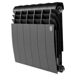 Радиатор "Royal Thermo" BiLiner 350 Noir Sable (12 секц. Чёрный)