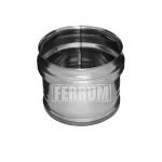 Заглушка внешняя д/трубы (430/0,5 мм) Ф150 (нижняя), FERRUM